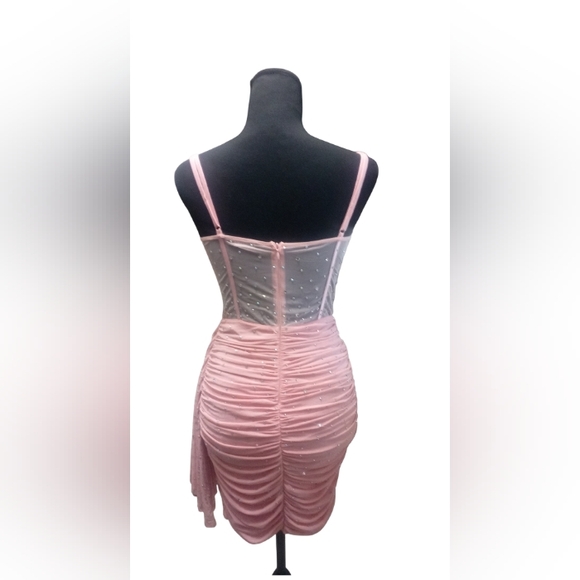 Banjul Rhinestone Pink Dress Women's Size Small - Picture 4 of 6